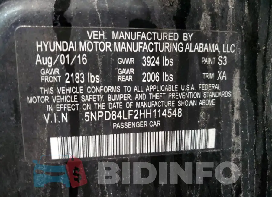 5NPD84LF2HH114548 Photo# 12