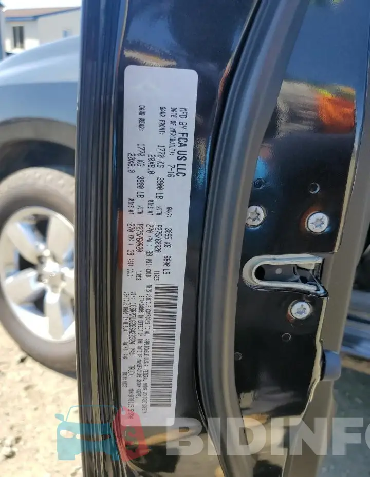 1C6RR7LG2GS422324 Photo# 12