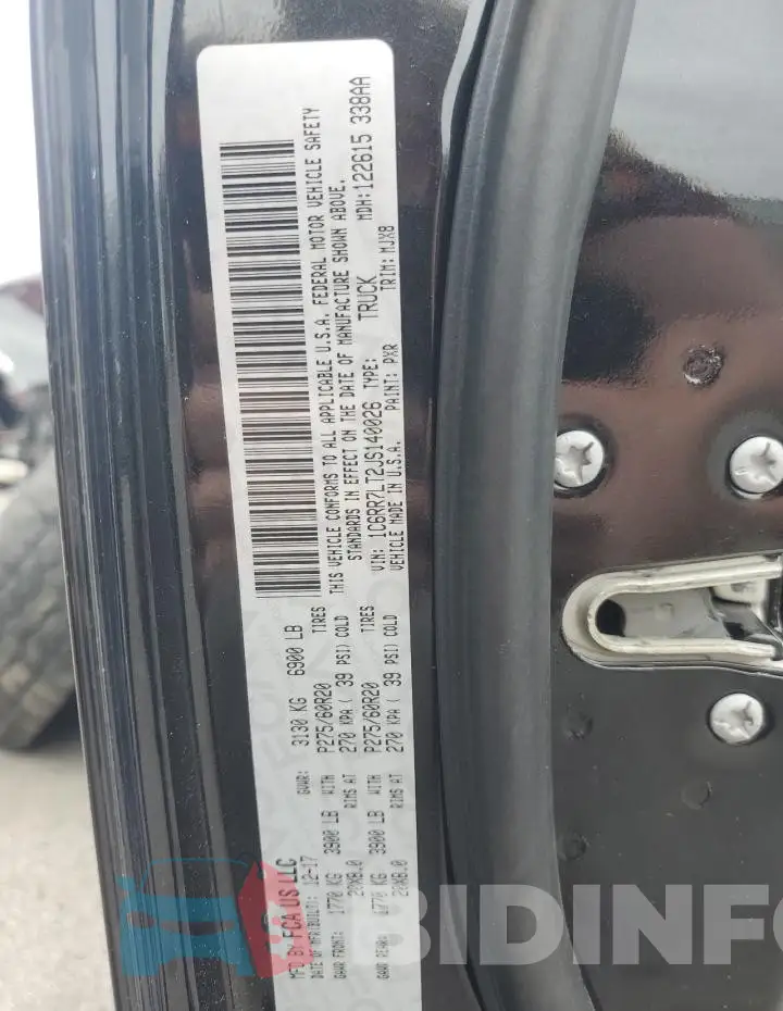 1C6RR7LT2JS140026 Photo# 12