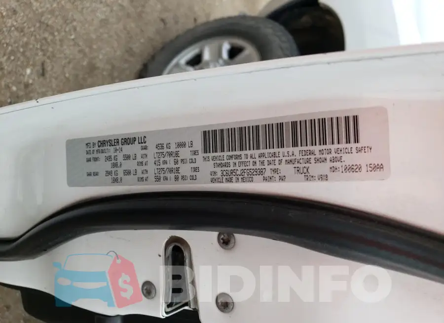 3C6UR5CJ2FG529387 Photo# 13