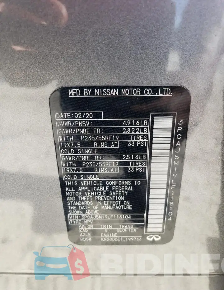 3PCAJ5M19LF118104 Photo# 13