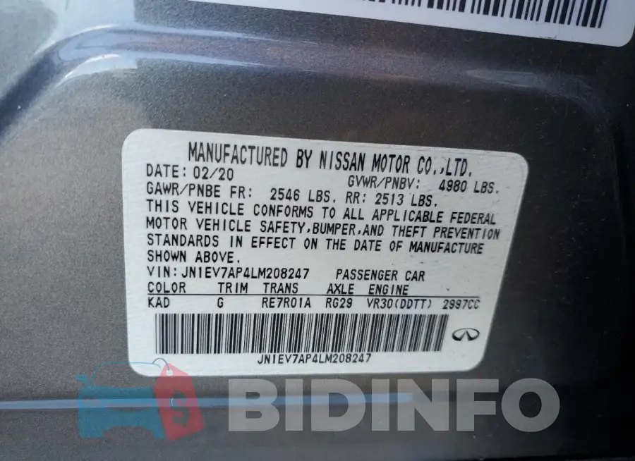 JN1EV7AP4LM208247 Photo# 13