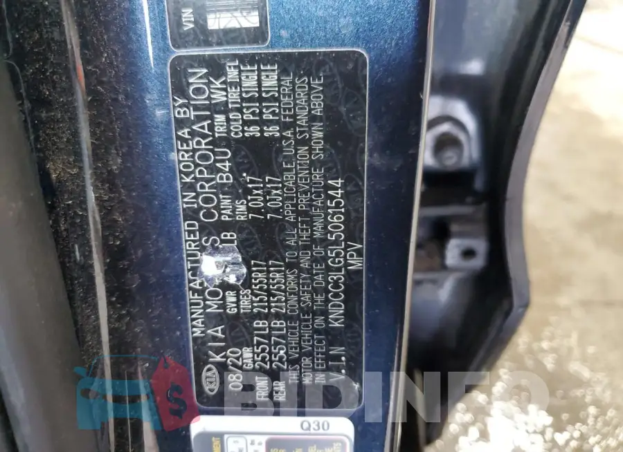 KNDCC3LG5L5061544 Photo# 13