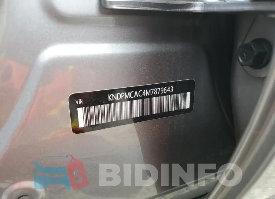 KNDPMCAC4M7879643 Photo# 12