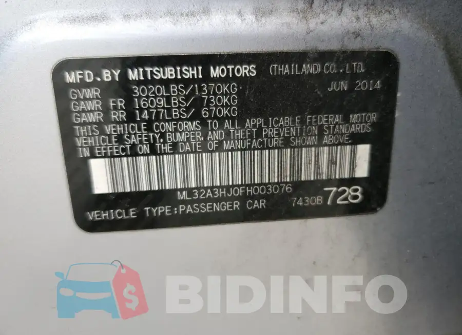 ML32A3HJ0FH003076 Photo# 12
