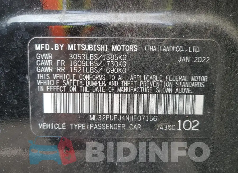 ML32FUFJ4NHF07156 Photo# 12