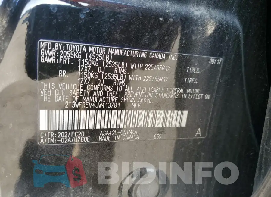 2T3WFREV4JW413781 Photo# 12