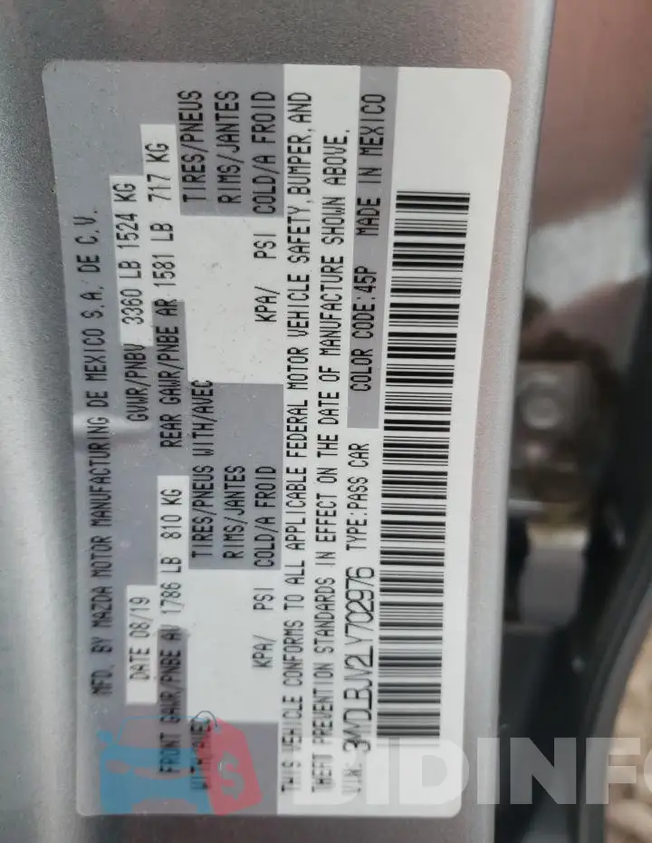 3MYDLBJV2LY702976 Photo# 12