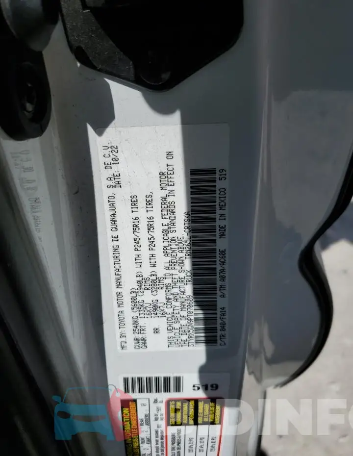 3TYRX5GN9PT070609 Photo# 12