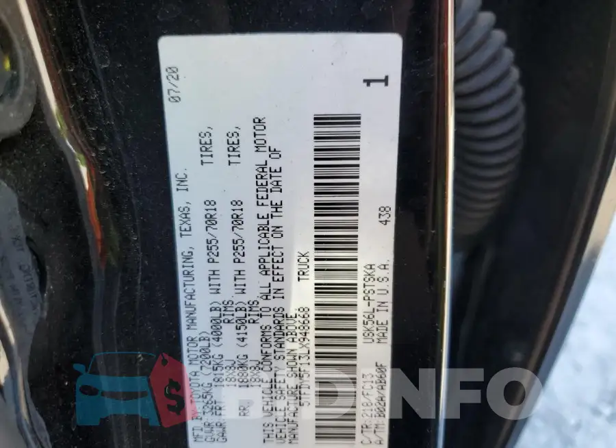 5TFDY5F13LX948668 Photo# 12