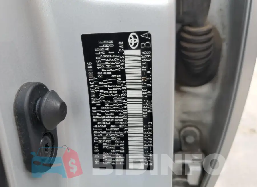 5YFBURHE4JP785874 Photo# 12