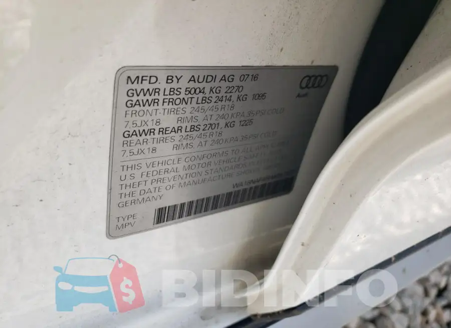 WA18NAF45HA041437 Photo# 12