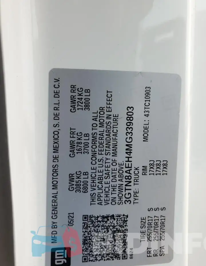 3GTN8AEH4MG339803 Photo# 12