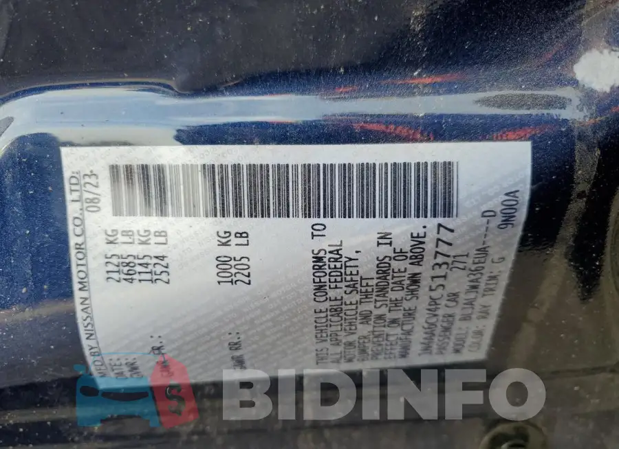 1N4AA6CV4PC513777 Photo# 13