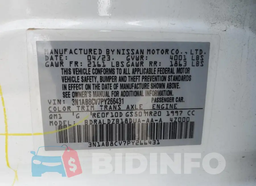 3N1AB8CV7PY266431 Photo# 12