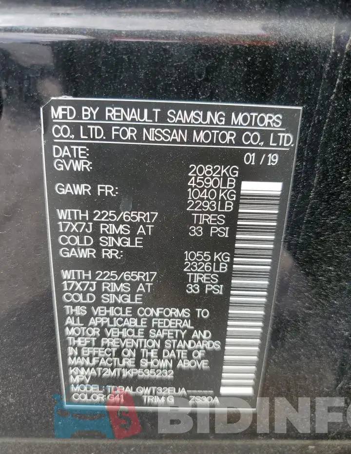 KNMAT2MT1KP535232 Photo# 14