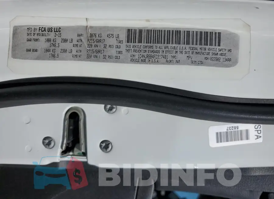 1C4NJRBB4FD317481 Photo# 12