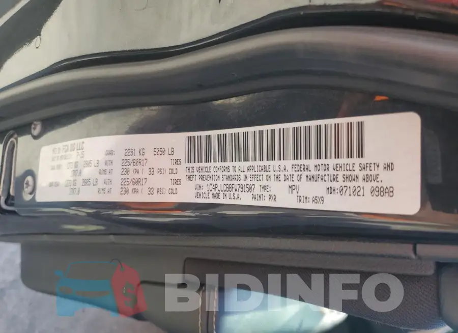 1C4PJLCB8FW791507 Photo# 13