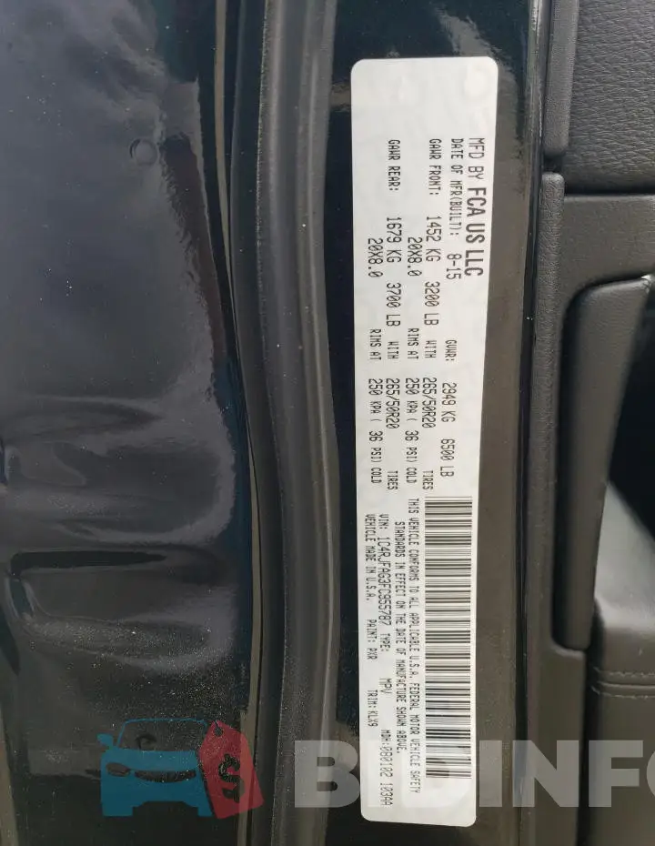 1C4RJFAG3FC955787 Photo# 13
