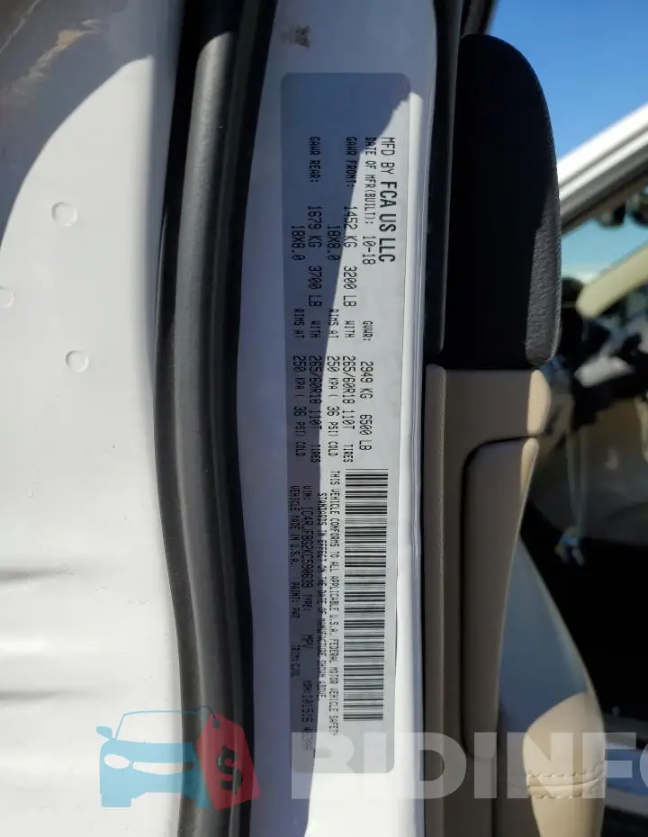 1C4RJFBG2KC590639 Photo# 12