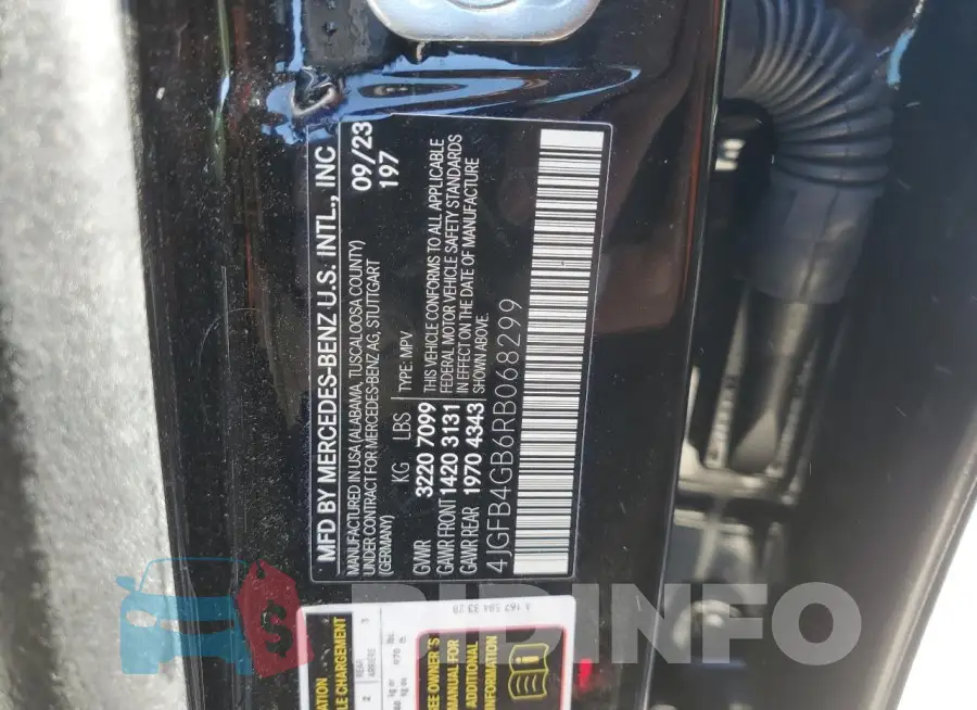 4JGFB4GB6RB068299 Photo# 13