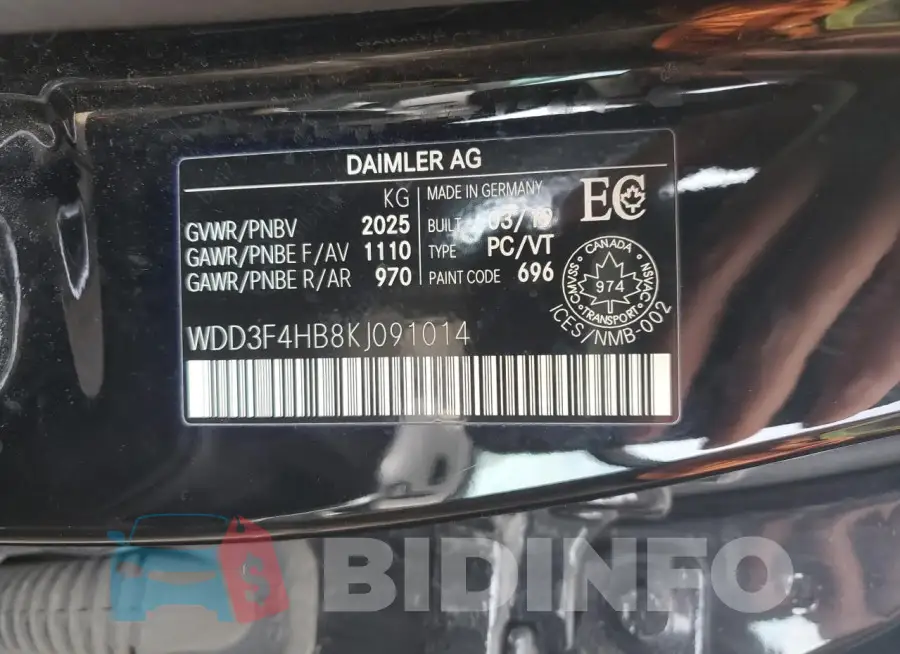 WDD3F4HB8KJ091014 Photo# 12