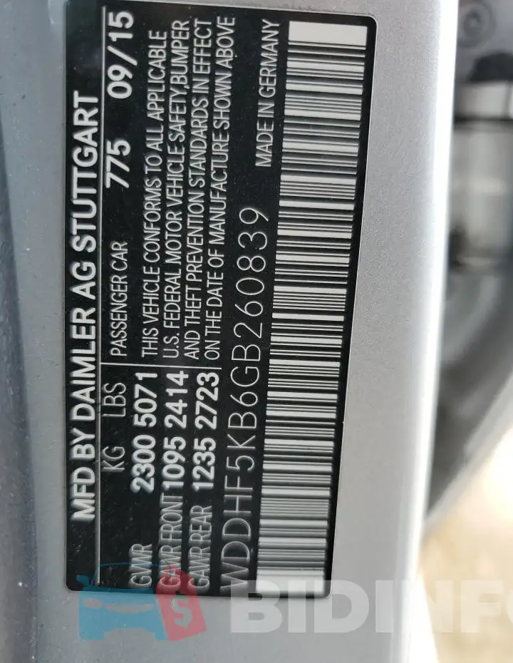 WDDHF5KB6GB260839 Photo# 12