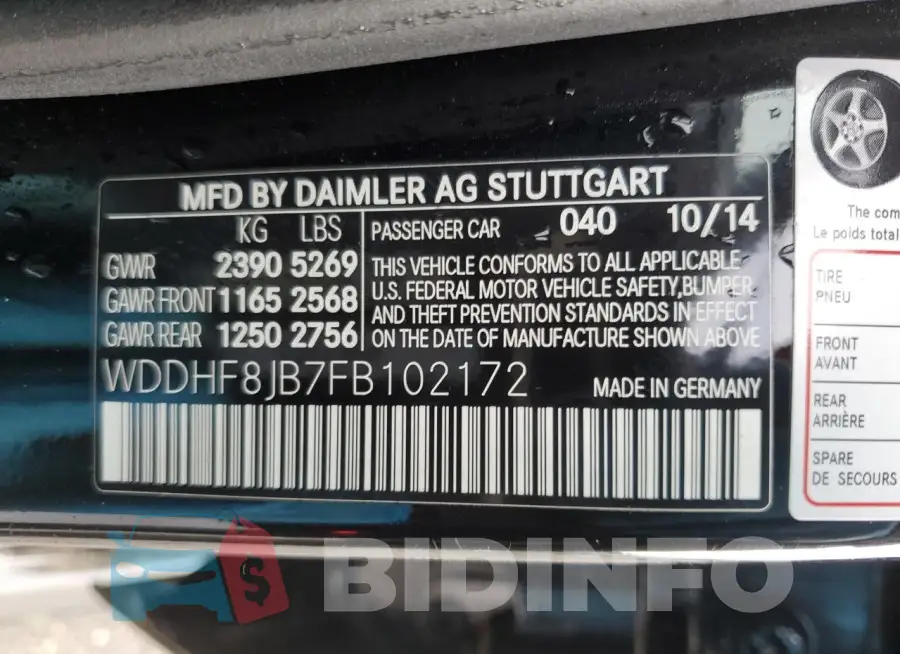 WDDHF8JB7FB102172 Photo# 12