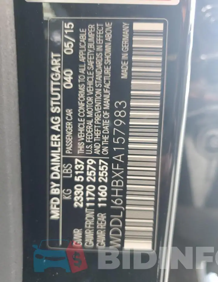 WDDLJ6HBXFA157983 Photo# 12