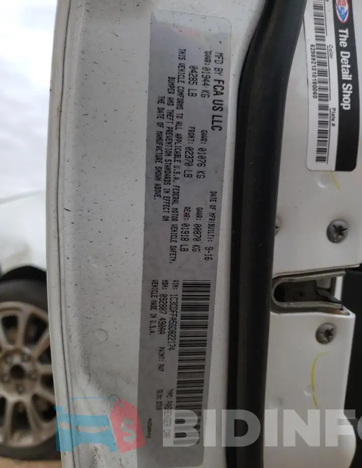 1C3CDFFA5GD822174 Photo# 12