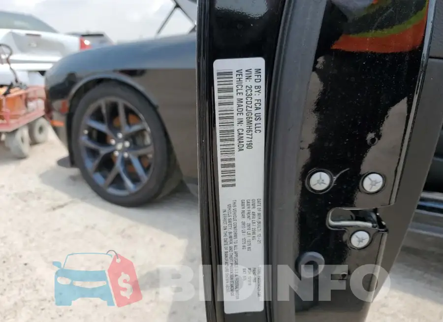 2C3CDZJG6MH677190 Photo# 12