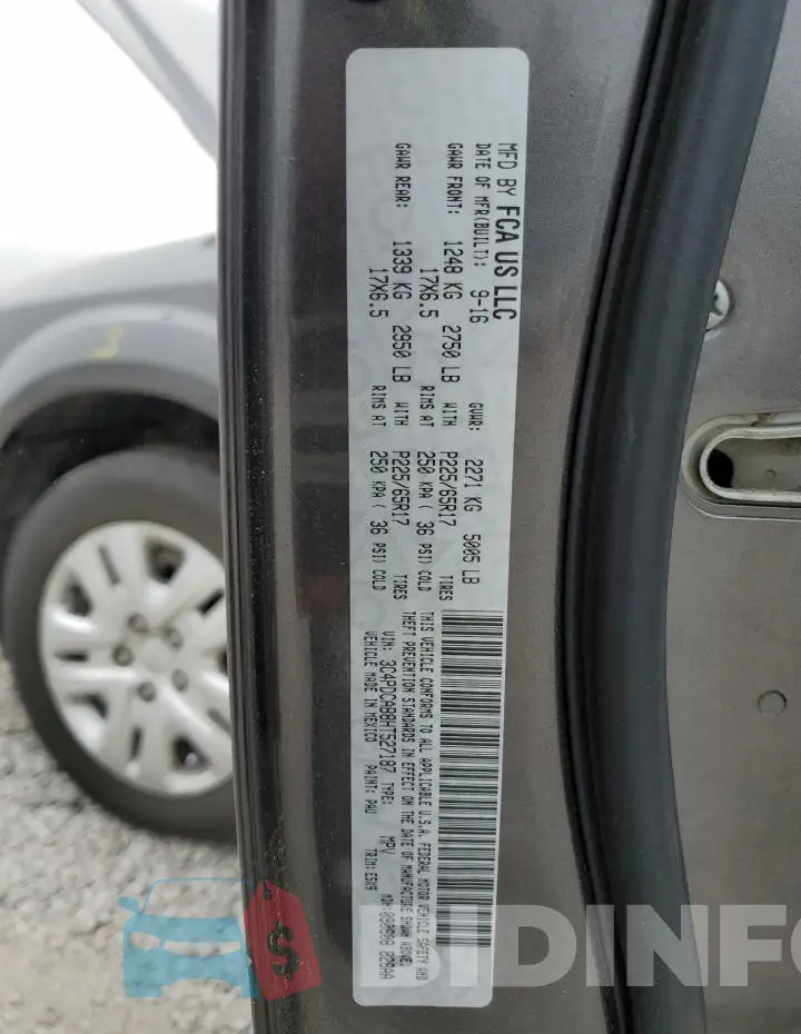 3C4PDCAB8HT527187 Photo# 13