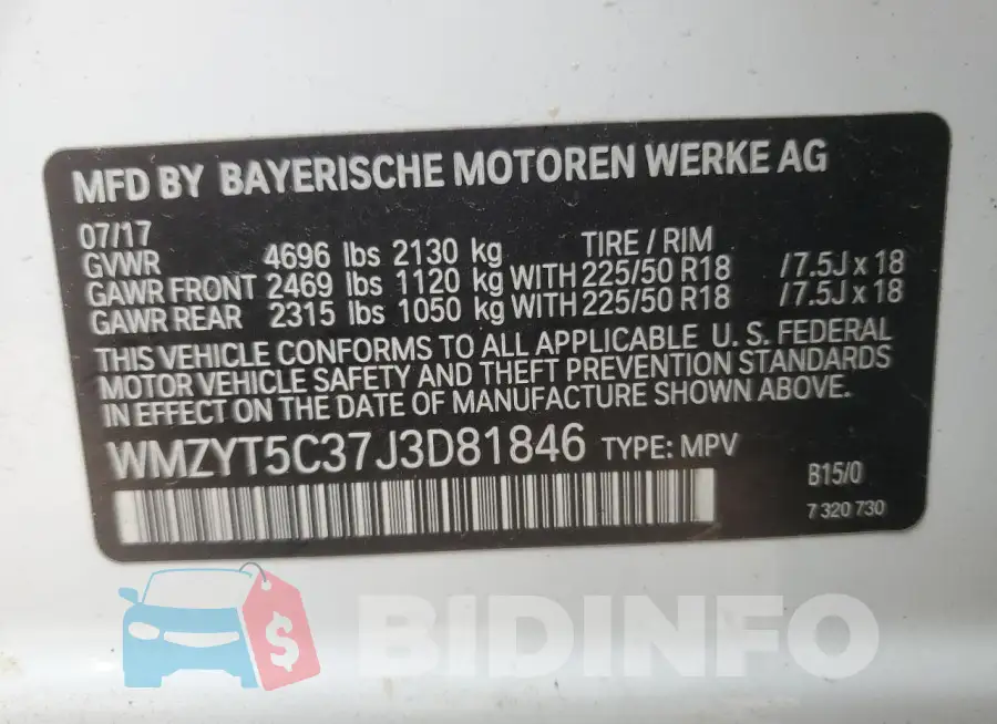 WMZYT5C37J3D81846 Photo# 12