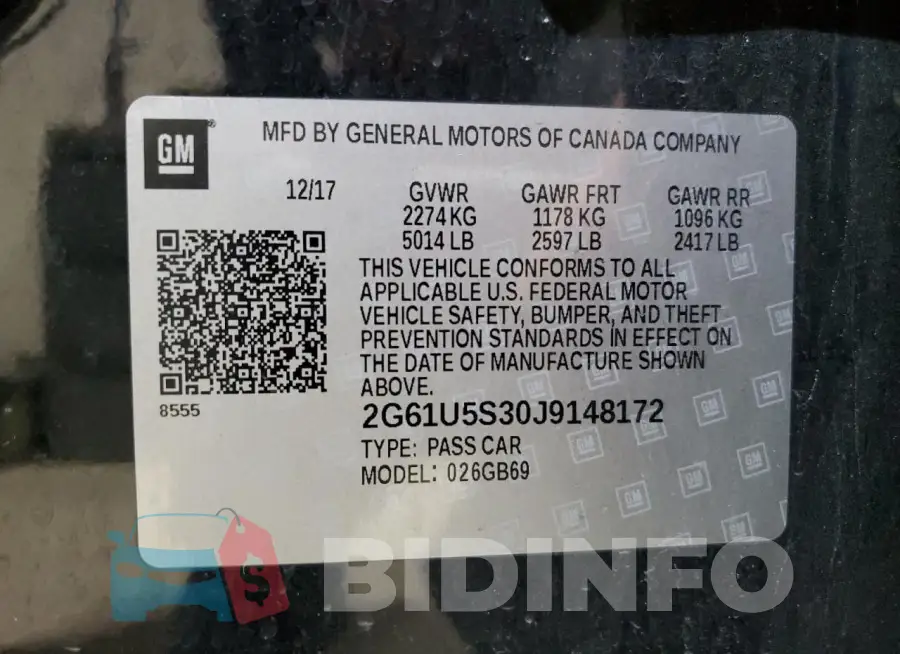 2G61U5S30J9148172 Photo# 12