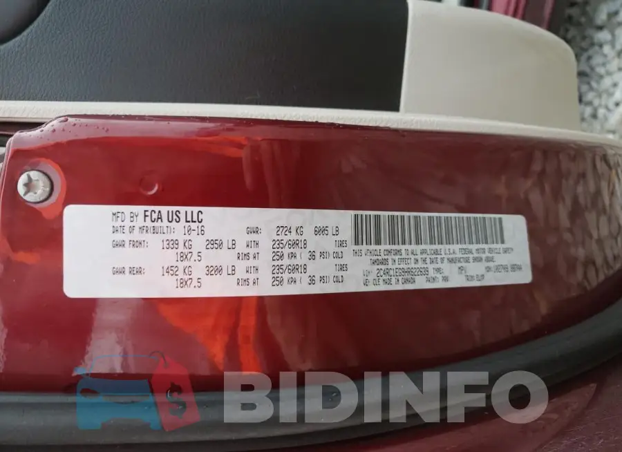 2C4RC1EG9HR622639 Photo# 13