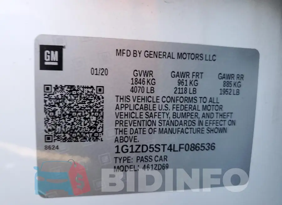 1G1ZD5ST4LF086536 Photo# 12