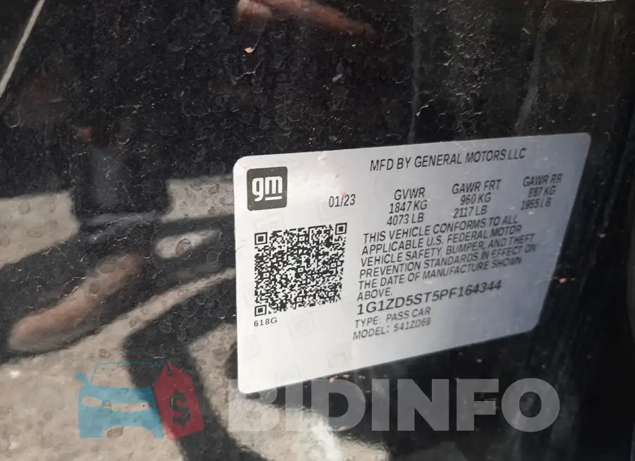 1G1ZD5ST5PF164344 Photo# 13