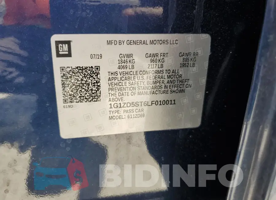 1G1ZD5ST6LF010011 Photo# 13
