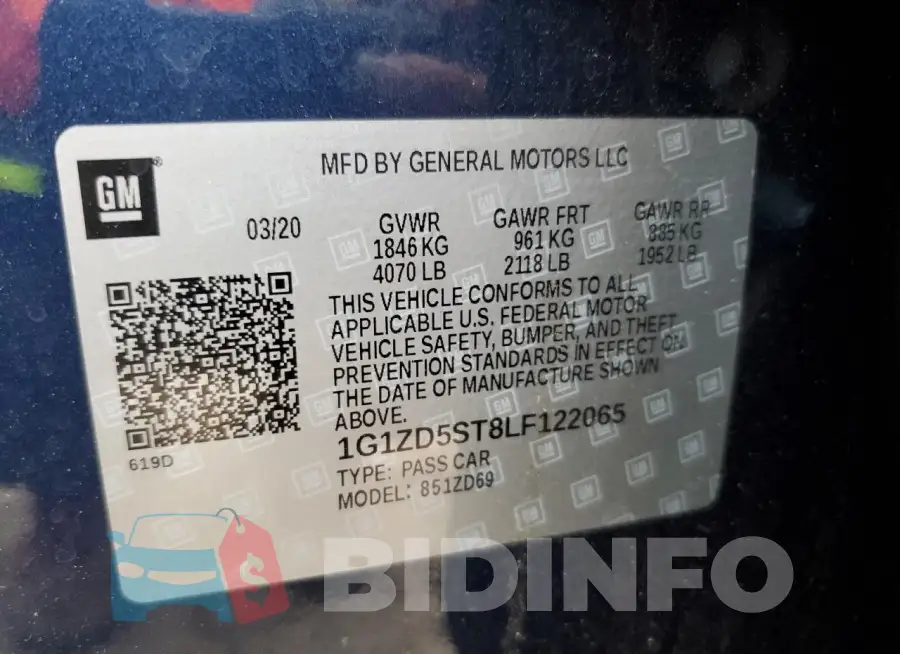 1G1ZD5ST8LF122065 Photo# 12