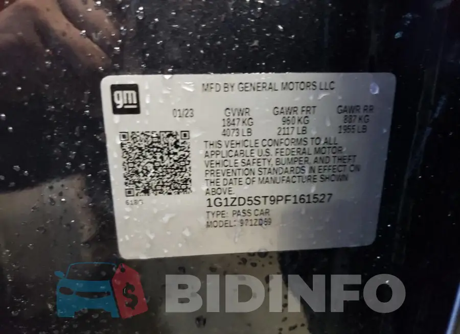 1G1ZD5ST9PF161527 Photo# 12