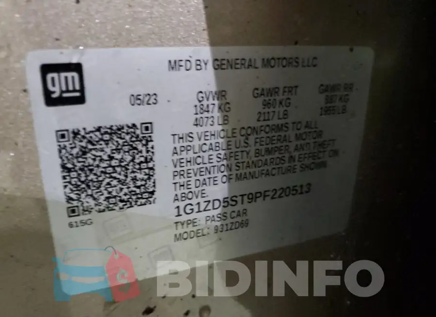 1G1ZD5ST9PF220513 Photo# 12