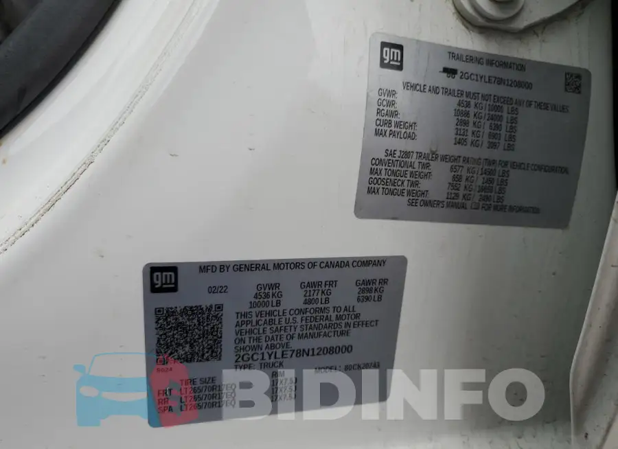 2GC1YLE78N1208000 Photo# 14