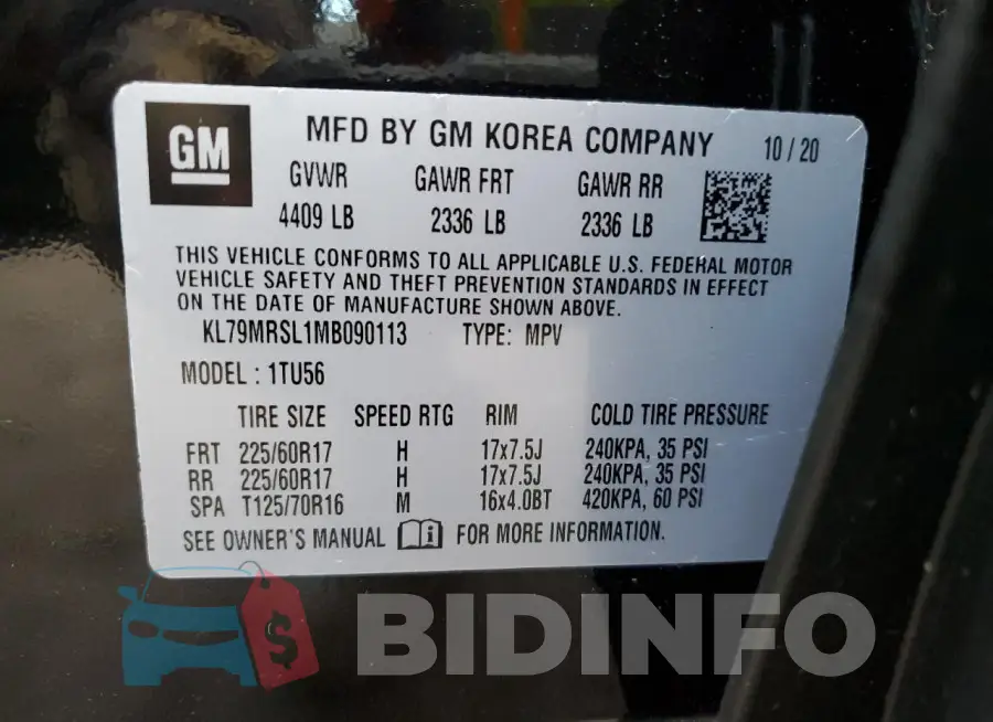 KL79MRSL1MB090113 Photo# 14