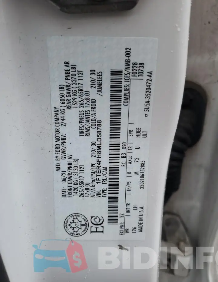 1FTER4FH8MLD58788 Photo# 12