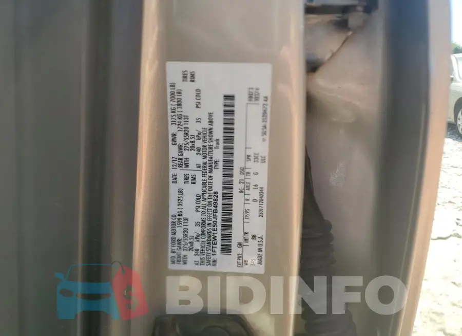 1FTEW1E50JFB49828 Photo# 13