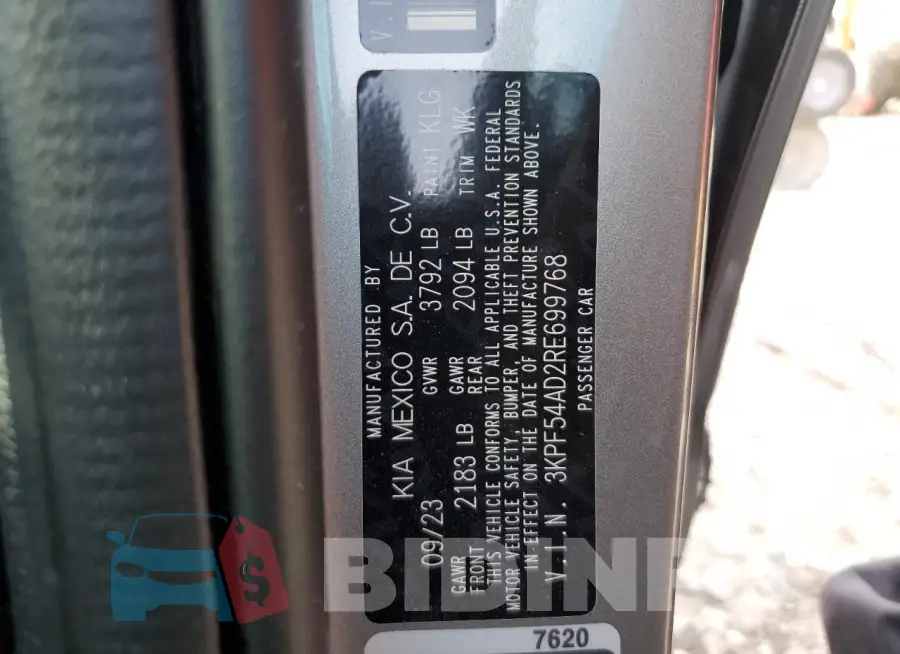 3KPF54AD2RE699768 Photo# 13