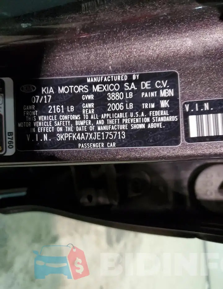 3KPFK4A7XJE175713 Photo# 14