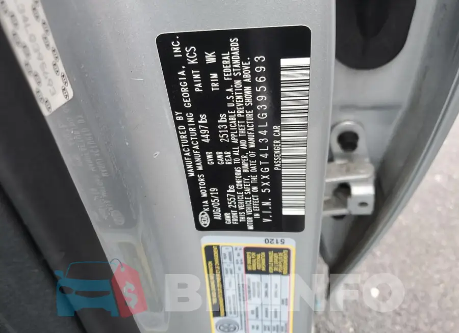 5XXGT4L34LG395693 Photo# 12