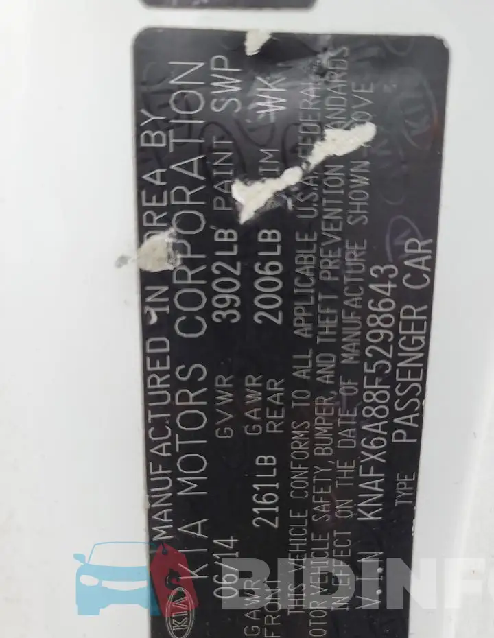 KNAFX6A88F5298643 Photo# 13