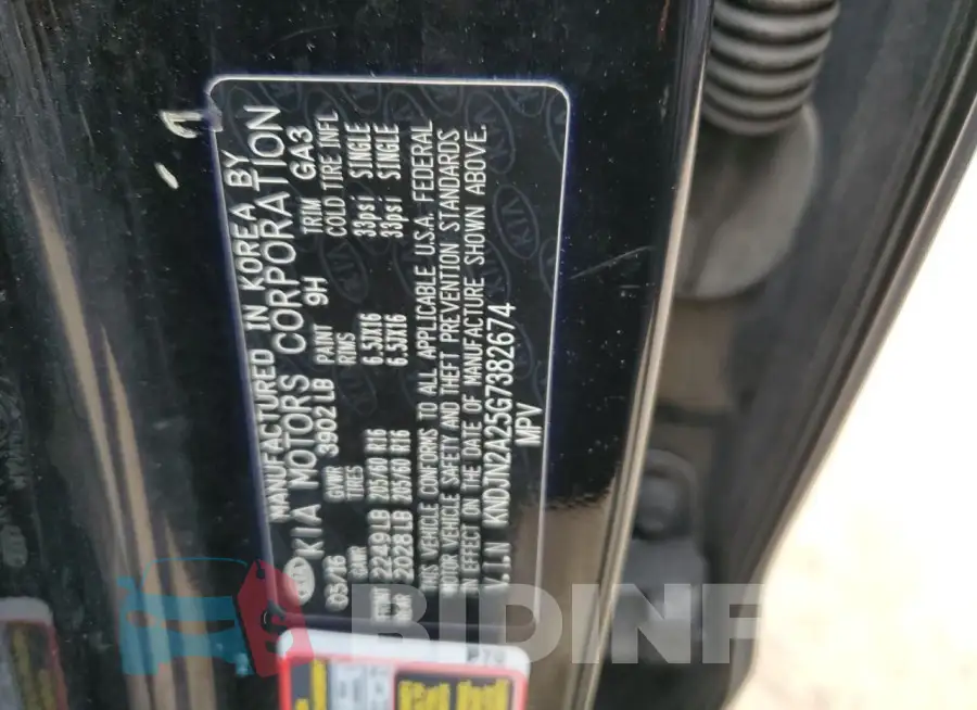 KNDJN2A25G7382674 Photo# 13
